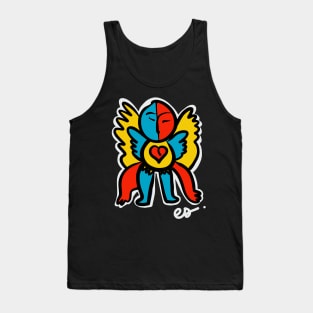 Angel Graffiti Character Love Tank Top